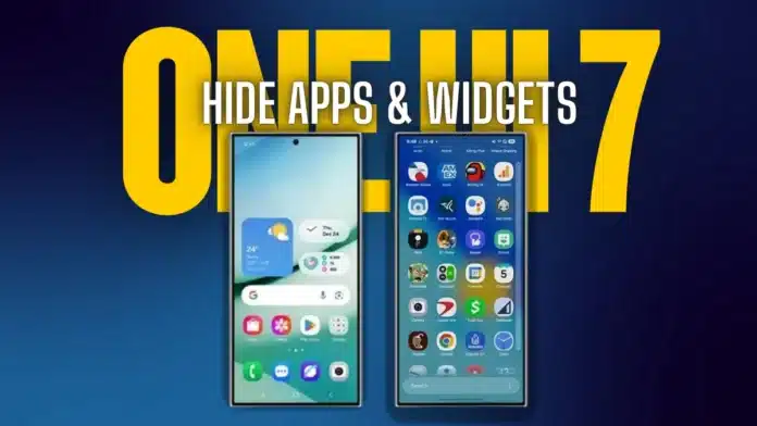 Image: Hide Apps and Widgets on Samsung One UI 7, Credit: Roy/Unplux
