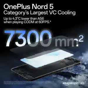 OnePlus Nord 5 7300 mm VC Cooling Credit OnePlus India X Handle